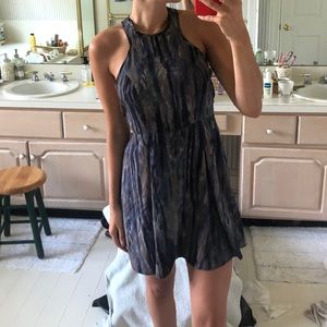 MOVING SALE! Watercolor Print Party Dress